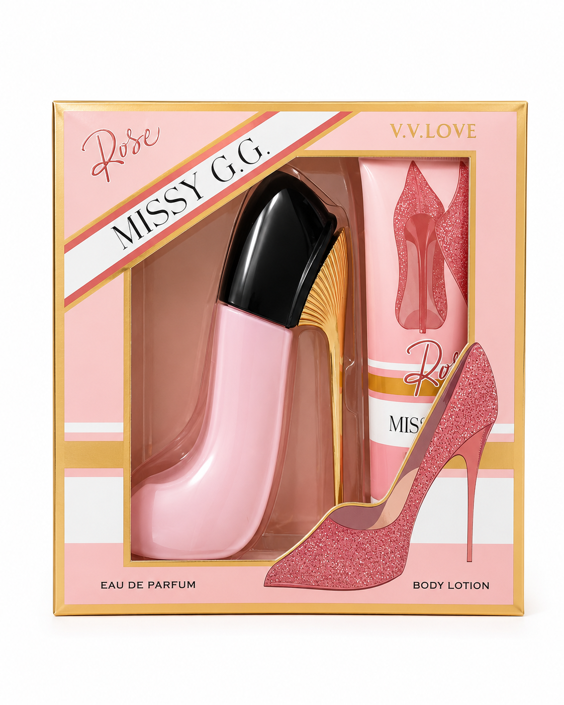 Perfume + Loção Corporal Rose Missy G.G - Inspiração  Body Lotion