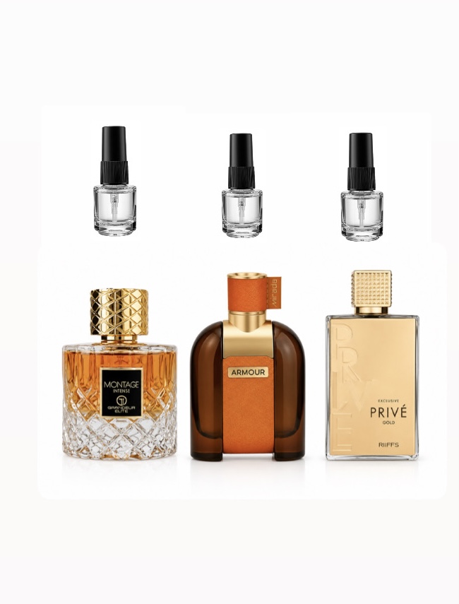 KIT 3 DECANTS MASCULINO
