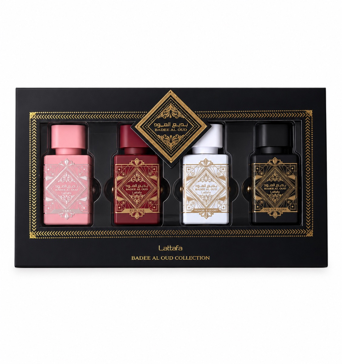 Coleção Bade'e Al Oud Lattafa 25ml 4 peças